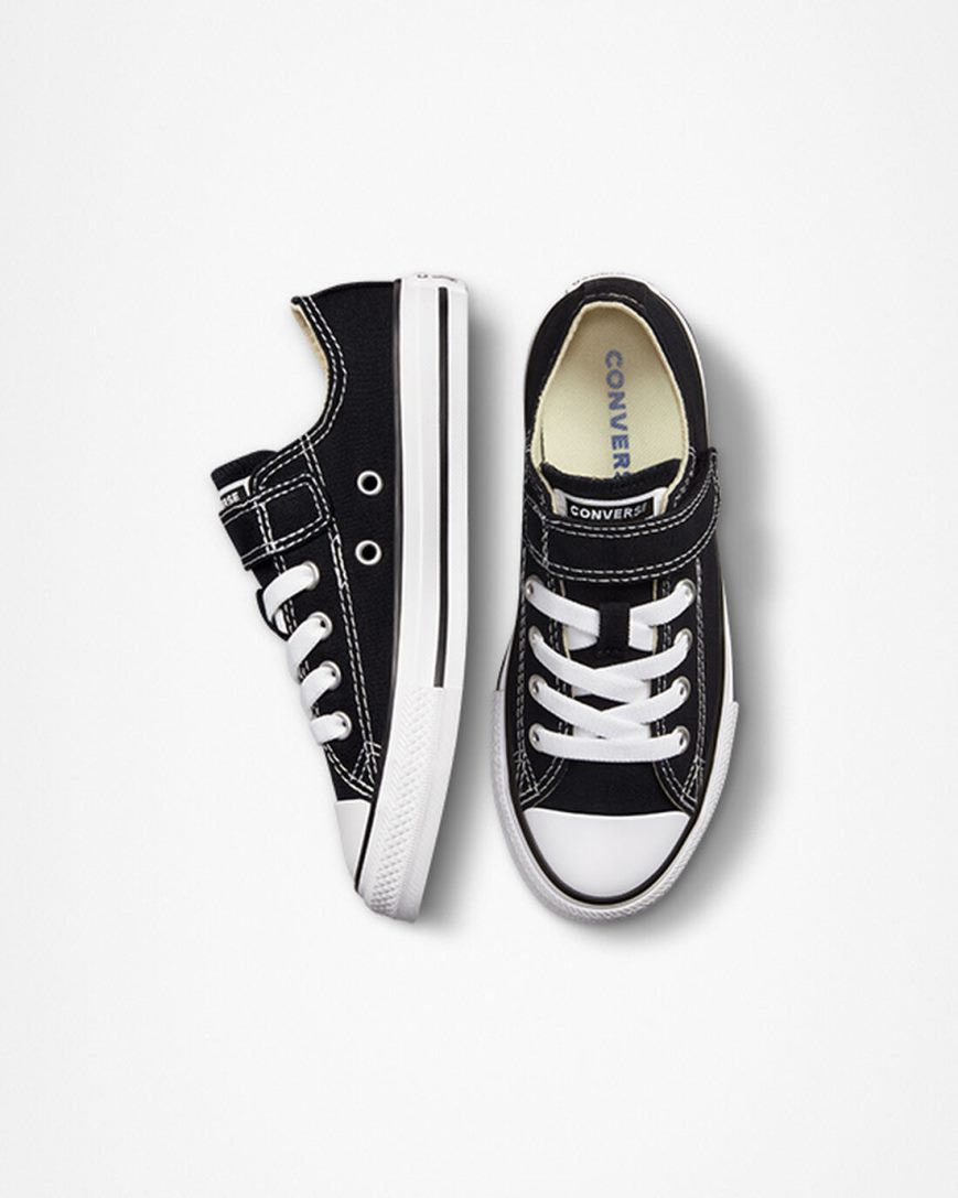 Tenis Converse Chuck Taylor All Star Easy-On Cano Baixo Menina Pretas Bege Branco | PT E094780